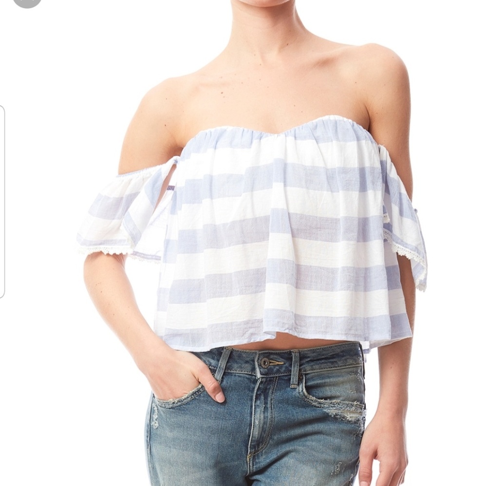 Jealous tomato off the shoulder top
